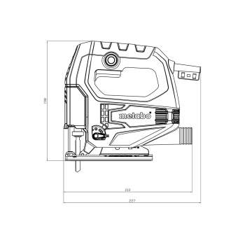 Metabo ubodna testera STEB 65 QUICK + GRATIS kofer 601030500 Metabo ubodna testera STEB 65 QUICK + GRATIS kofer 601030500
